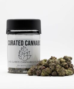 CURATED CANNABIS – DESIGNER FLOWER – 28 GRAMS/1OZ