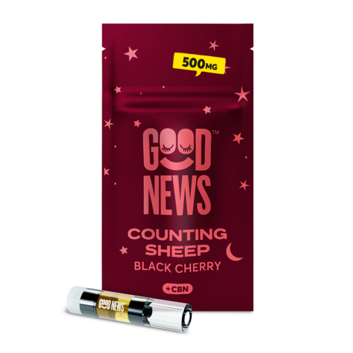 Good News Indica COUNTING SHEEP Black Cherry Cartridge 1:4 CBN:THC